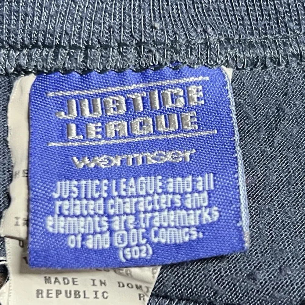 Vintage Justice League Youth Pajama Shirt Size 10 2002 DC Comics‎